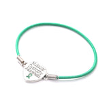 Muscular Dystrophy Awareness Heart Stretch Bracelet - The Awareness Store