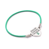 Muscular Dystrophy Awareness Heart Stretch Bracelet - The Awareness Store