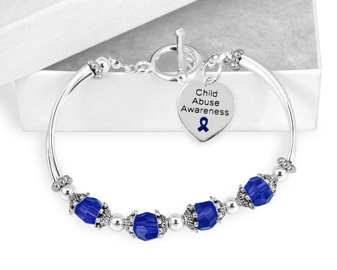 Child Abuse Awareness Toggle Bracelet - The Awareness Store