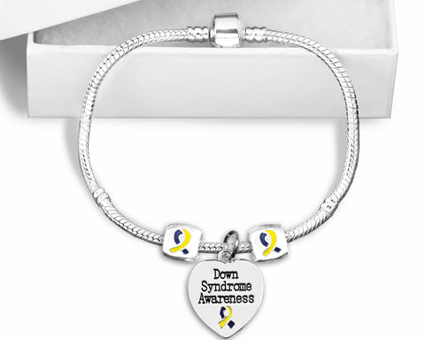 Down Syndrome Snake Chain Bracelet - The Awareness Store