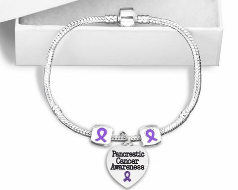Pancreatic Cancer Snake Chain Bracelet - The Awareness Store