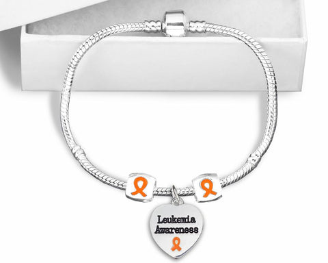 Leukemia Snake Chain Bracelet - The Awareness Store