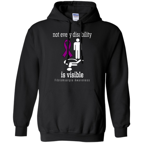 Not every disability is visible... Fibromyalgia Awareness Hoodie - The Awareness Store