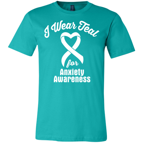 I Wear Teal! Anxiety Awareness T-shirt - The Awareness Store