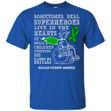 Real Superheroes! Muscular Dystrophy Awareness T-shirt - The Awareness Store