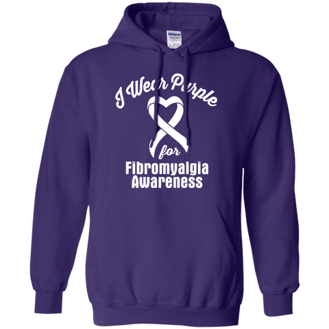 I Wear Purple For Fibromyalgia... Hoodie