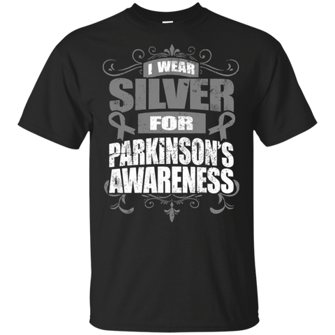 I Wear Silver for Parkinson's Awareness! T-shirt - The Awareness Store