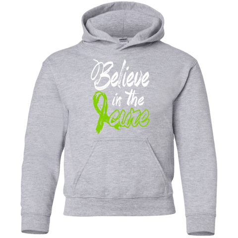 Believe in the cure Lymphoma Awareness Kids Hoodie - The Awareness Store