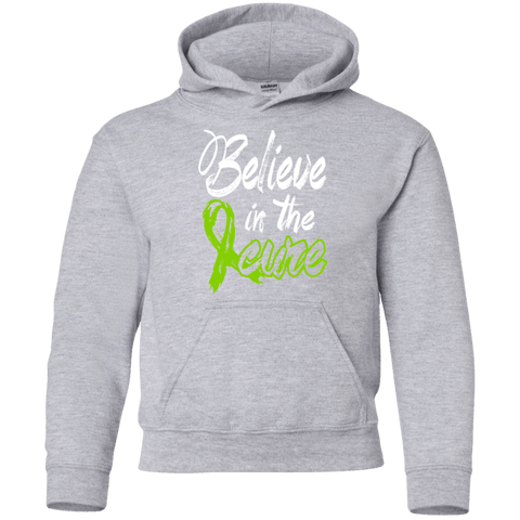 Believe in the cure Lymphoma Awareness Kids Hoodie