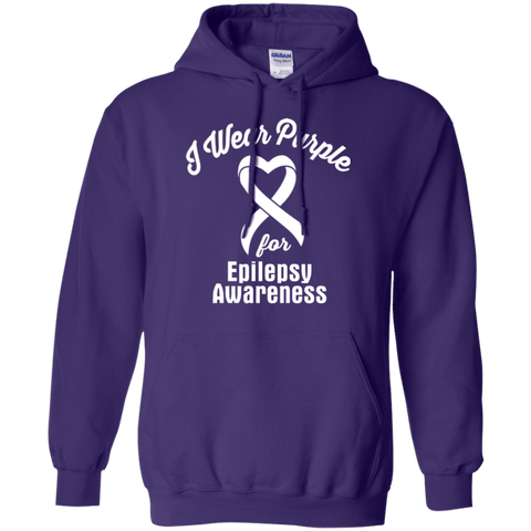 I Wear Purple For Epilepsy... Hoodie - The Awareness Store