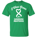 I Wear Green For Lymphoma Awareness.... T-Shirt & Hoodie Collection - The Awareness Store