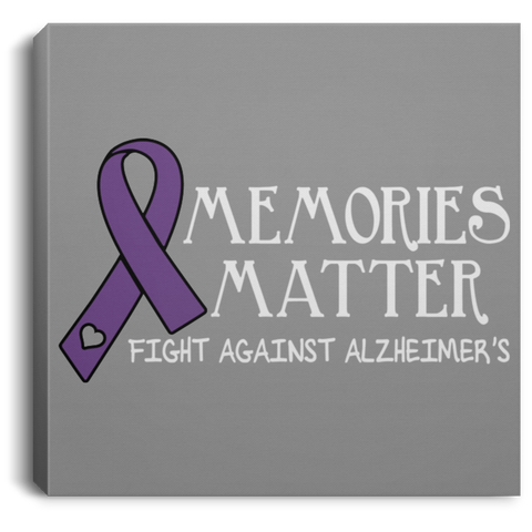 Memories Matter! Alzheimer's Awareness Canvas - The Awareness Store