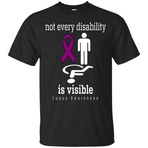 Not every disability is visible... Lupus Awareness T-Shirt - The Awareness Store