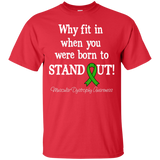 Born To Stand Out! Muscular Dystrophy Awareness T-Shirt - The Awareness Store