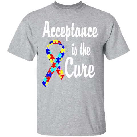 Acceptance is the Cure - Autism Awareness T-Shirt