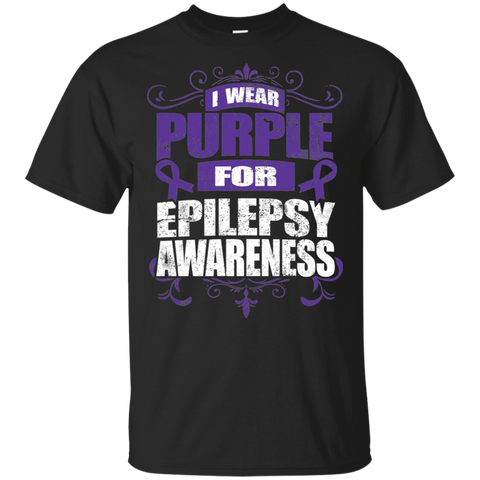 I Wear Purple for Epilepsy Awareness! T-shirt - The Awareness Store