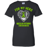 For My Hero...Muscular Dystrophy Awareness T-Shirt - The Awareness Store