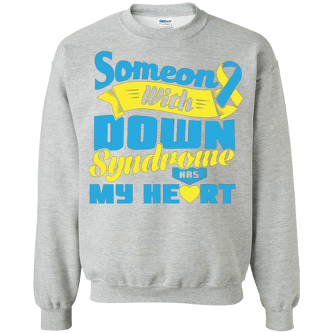 Someone with DS has my Heart... Long Sleeved & Sweater - The Awareness Store