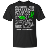 Real Superheroes! Muscular Dystrophy Awareness T-shirt - The Awareness Store