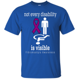 Not every disability is visible Fibromyalgia Awareness T-Shirt