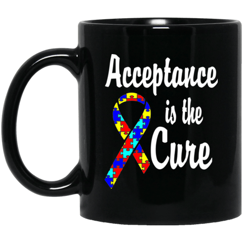 Acceptance is the Cure - Autism Awareness Mug - The Awareness Store