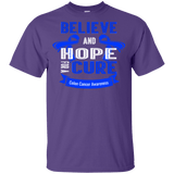 Believe and Hope for a Cure Colon Cancer Awareness Kids Collection - The Awareness Store