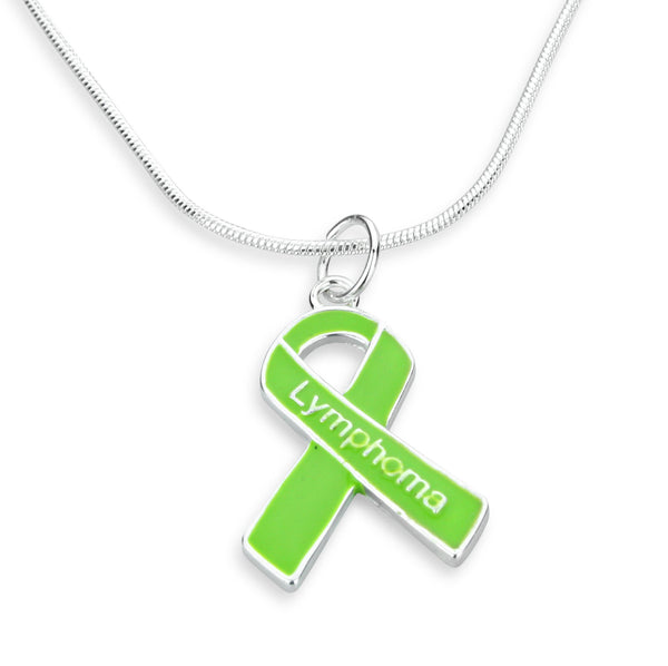 Lymphoma Ribbon Necklace - The Awareness Store