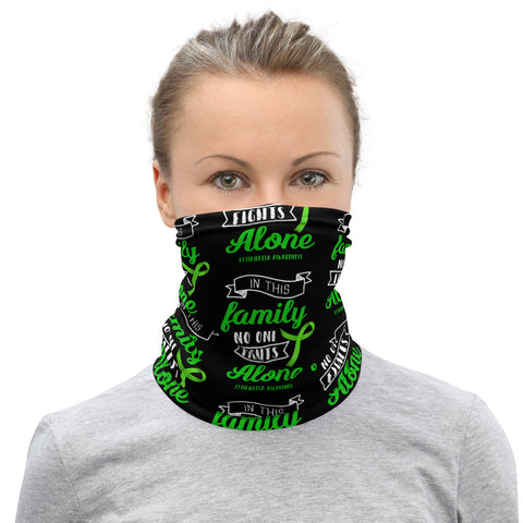 Lymphoma Awareness In This Family No One Fights Alone Face Mask / Neck Gaiter - The Awareness Store