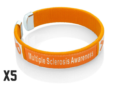 5 Pack MS Awareness Bangle - The Awareness Store