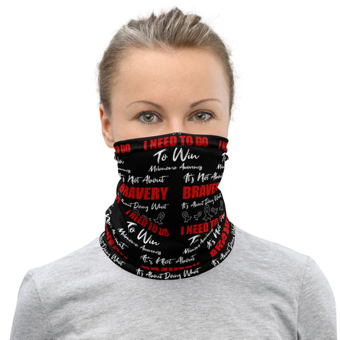Melanoma Awareness It's Not About Bravery Face Mask / Neck Gaiter - The Awareness Store