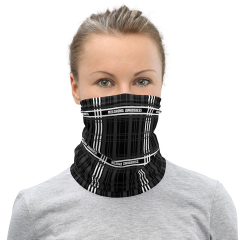 Melanoma Awareness Tartan Pattern Face Mask / Neck Gaiter - The Awareness Store