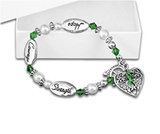 Hope Strength Courage Muscular Dystrophy Awareness Bracelet - The Awareness Store