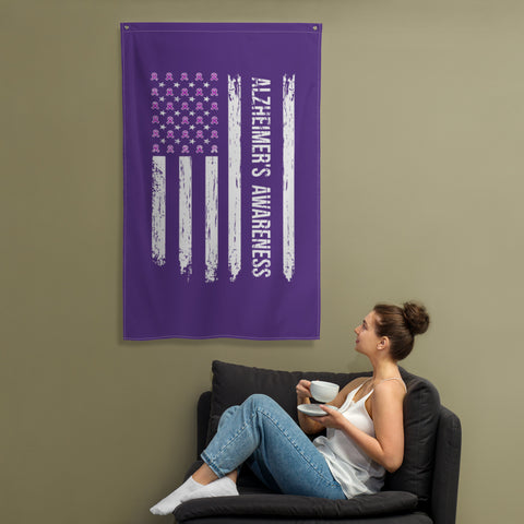 Alzheimer's Awareness Flag - The Awareness Store