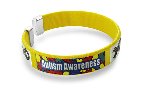 5 Pack Autism Awareness Bangle - The Awareness Store