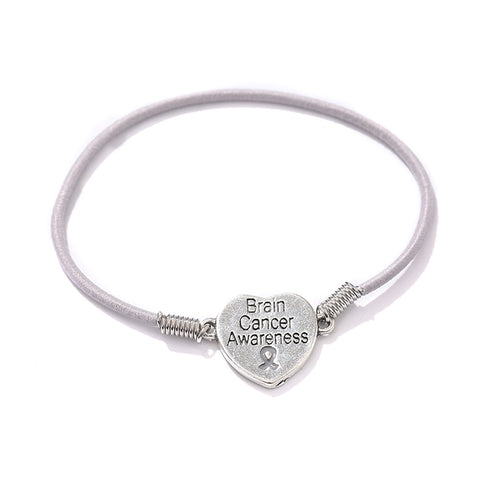Brain Cancer Awareness Stretch Bracelet - The Awareness Store