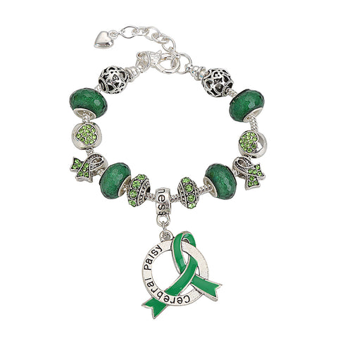 Cerebral Palsy Awareness Luxury Charm Bracelet - The Awareness Store
