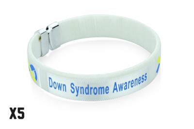 5 Pack Down Syndrome Bangles - The Awareness Store
