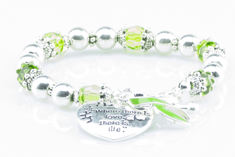 Organ Donors 'Where There is Love..' Awareness Bracelet - The Awareness Store