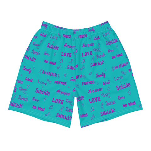 Suicide Awareness Be Kind Pattern Shorts