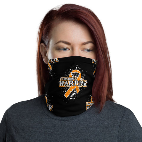 Leukemia Warrior Face Mask Neck Gaiter Washable Reusable - The Awareness Store