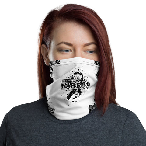 Melanoma Warrior Face Mask Neck Gaiter Washable Reusable - The Awareness Store