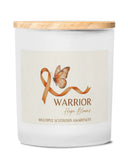 Warrior - Hope Blooms Multiple Sclerosis Awareness Scented Candle 11OZ - The Awareness Store