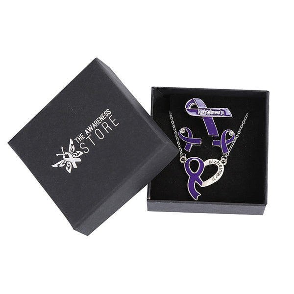 Alzheimer's Awareness Jewelry Set - The Awareness Store
