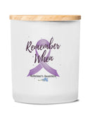Remember When Alzheimer's Awareness Scented Candle - The Awareness Store