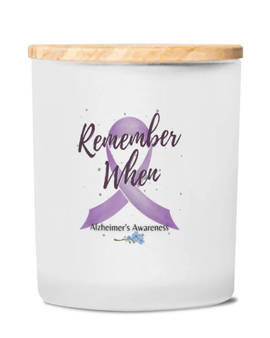 Remember When Alzheimer's Awareness Scented Candle - The Awareness Store