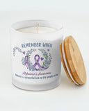 Remember When Alzheimer's Awareness Scented Candle - The Awareness Store