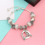 Diabetes Awareness Luxury Charm Bracelet | The Awareness Store