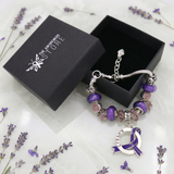 Crohn's Awareness Luxury Charm Bracelet - The Awareness Store