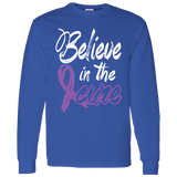 Believe in the Cure Lupus Awareness Long Sleeve Shirt - The Awareness Store