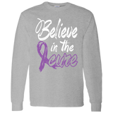Believe in the Cure Lupus Awareness Long Sleeve Shirt - The Awareness Store